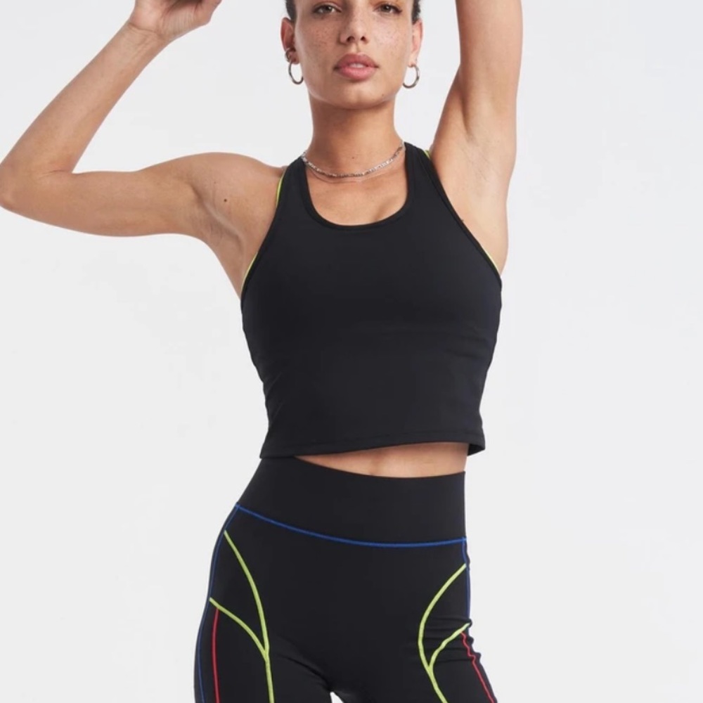 all Access Remix Tank Top with rainbow stripe